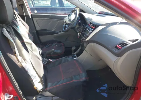 2013 Hyundai Accent Gls z USA, uszkodzony, nr VIN KMHCU4AEXDU341712